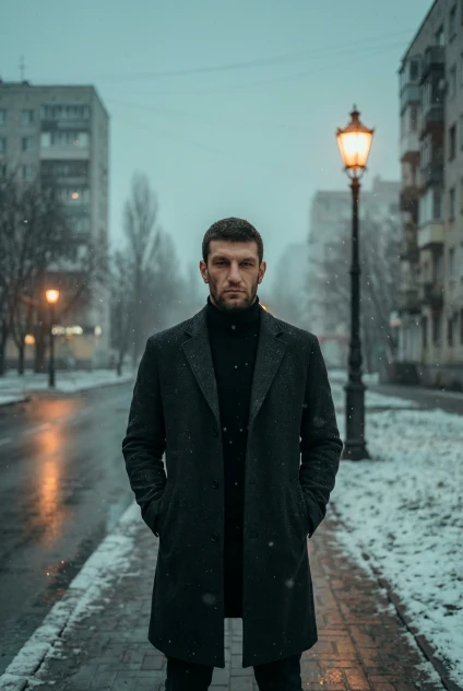 Зимой